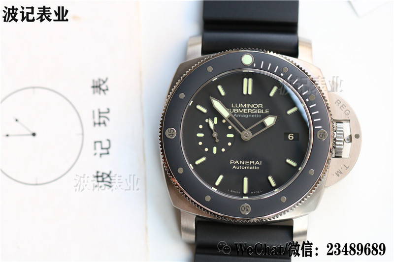 VS厂沛纳海pam00389钛金属腕表是最新V2升级版？-波记表业